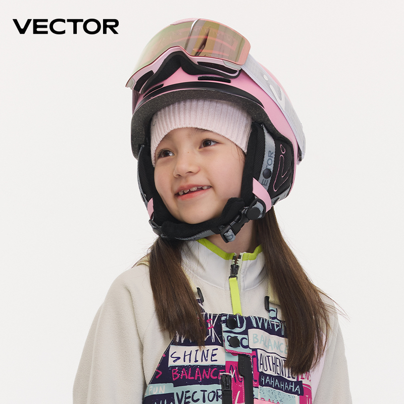 Sports Equipment Vector - Capacete do vetor-esqui para crianças, proteção