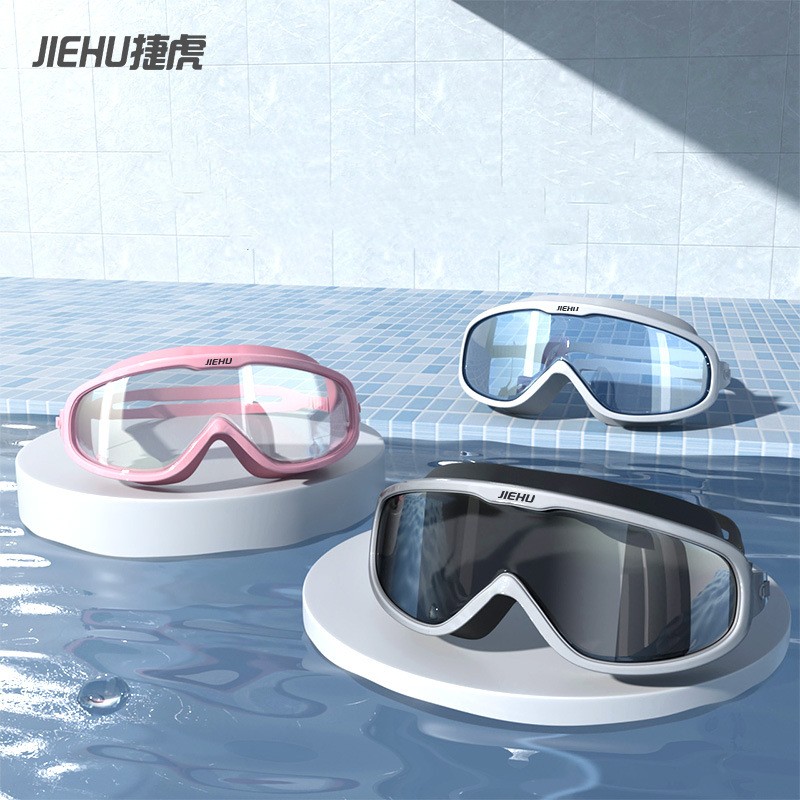 Swimming Goggles Anti Fog - Adulto miopia profissional à prova dhd