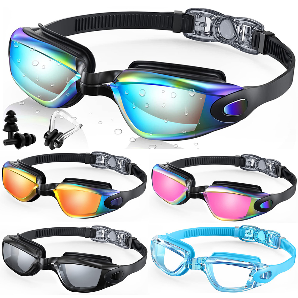 Swimming Goggles Anti Fog - Óculos de natação profissional à prova