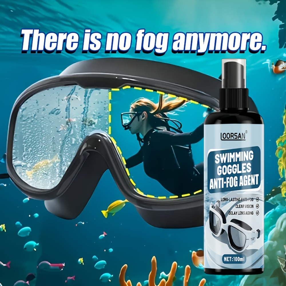 Swimming Goggles Anti Fog - Spray Antiembaçante LOORSAN 100ML - Clareza