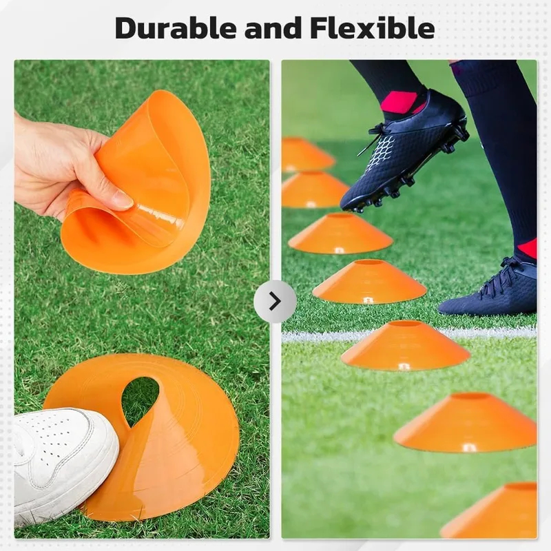 Pacote com 30 Cones de Treinam - Football Training Cone avaliação e preço
