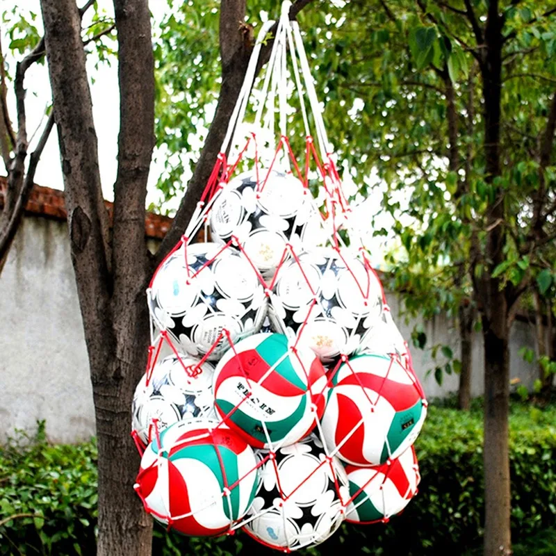 1pc saco de rede de futebol ná - Sports Equipment For Volleyball avaliação e preço