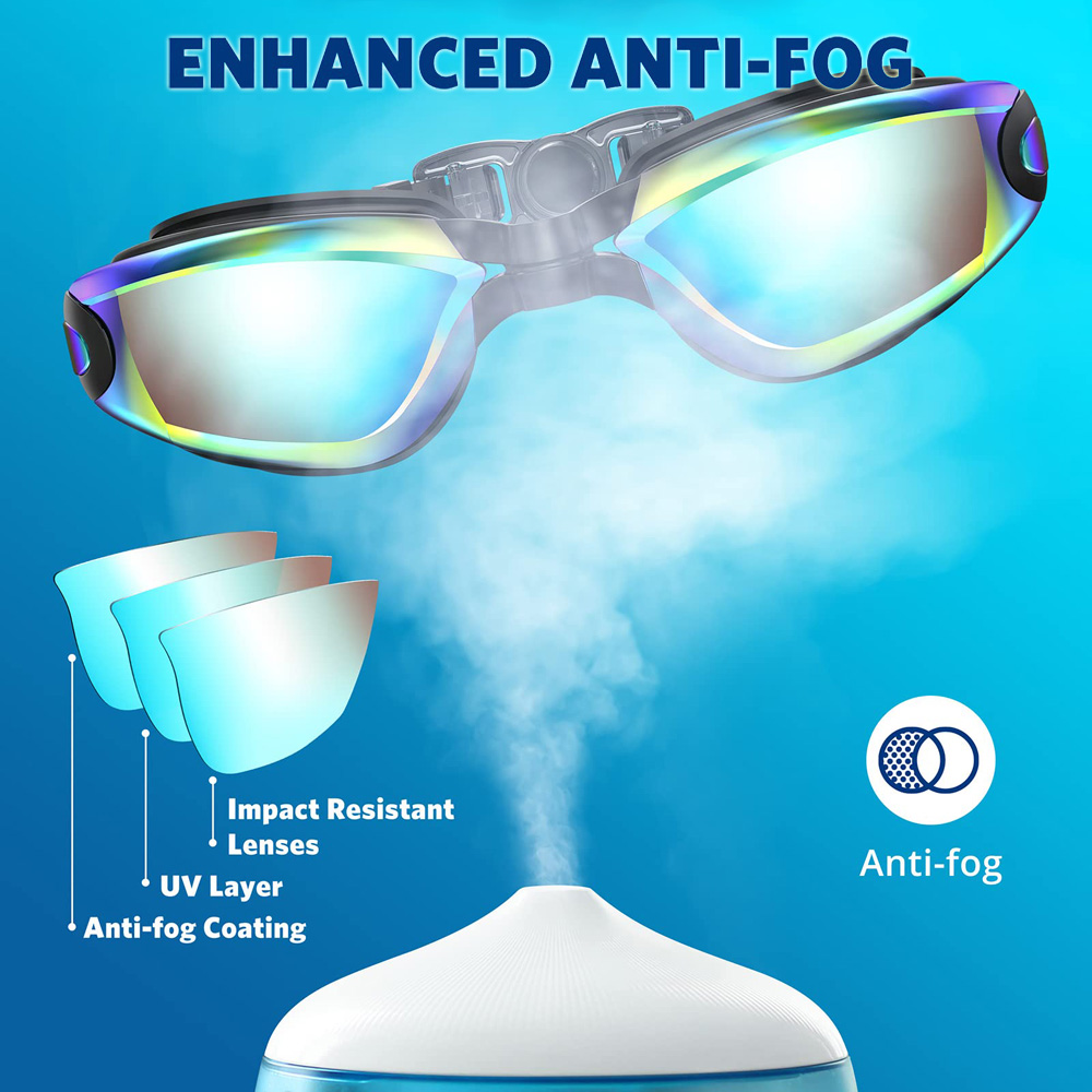 Óculos de natação profissional - Swimming Goggles Anti Fog avaliação e preço