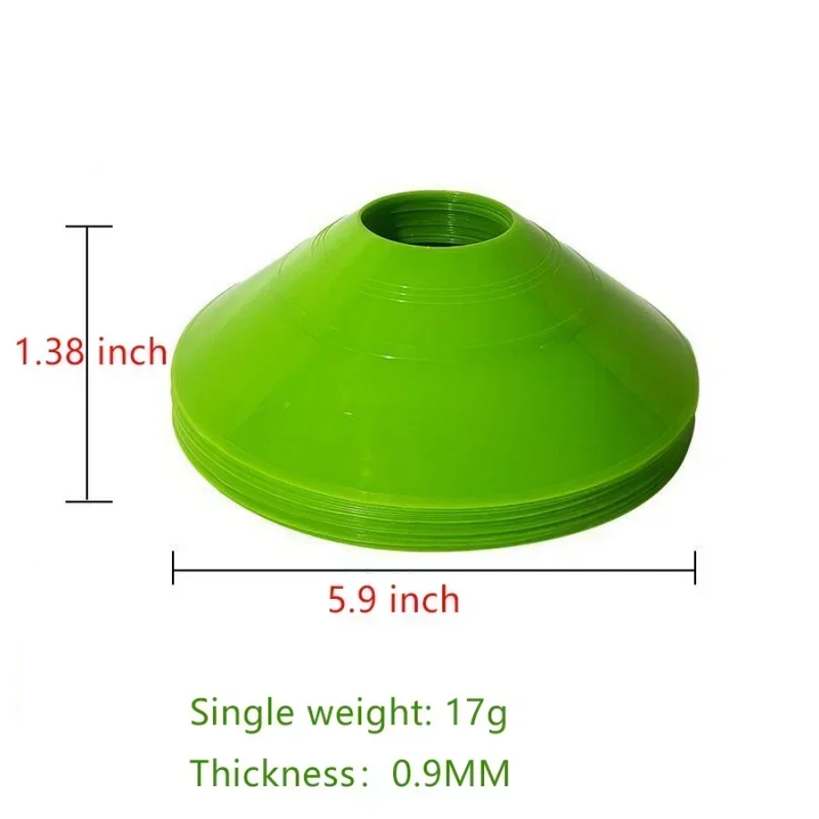 10 pçs cones de futebol disco  - Football Training Cone avaliação e preço