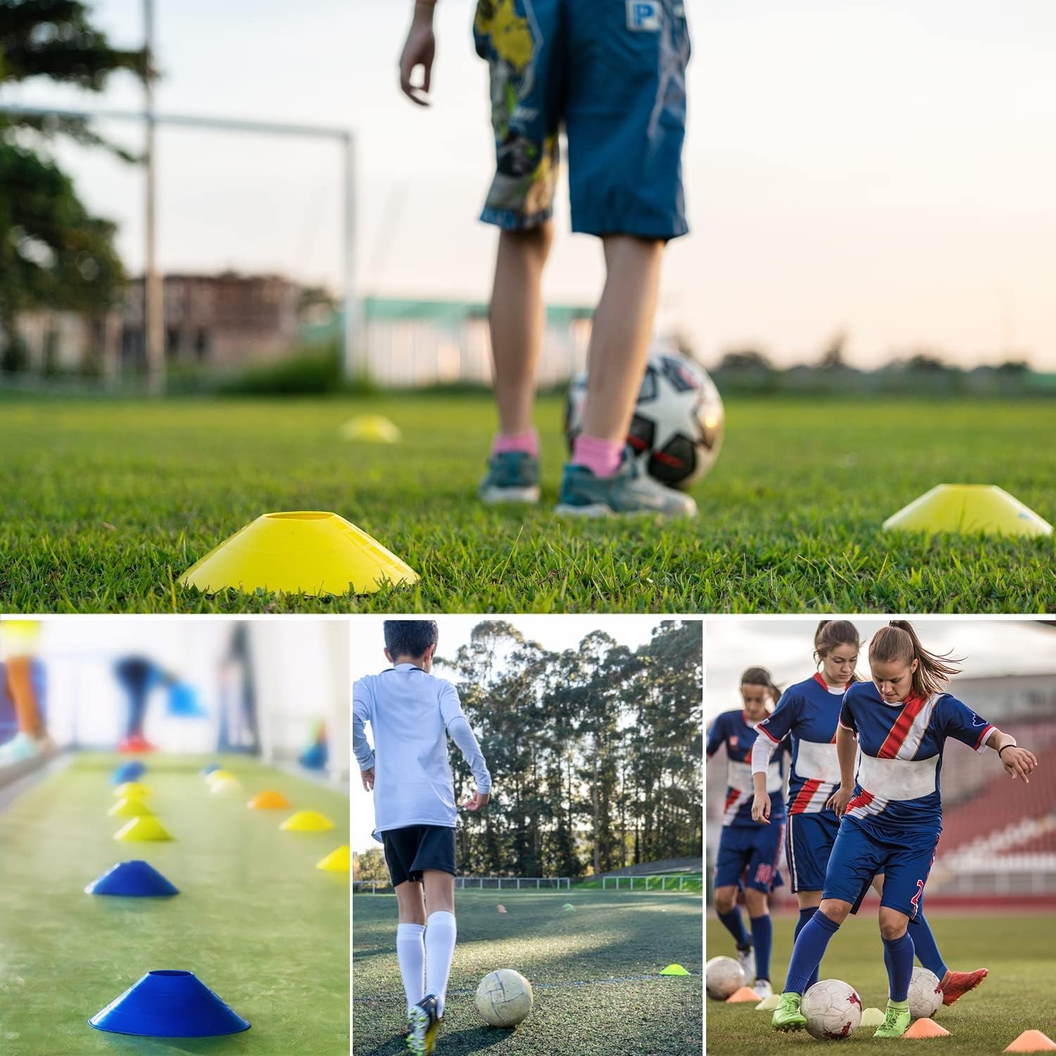 Conjunto de 25 Cones de Treina - Football Training Cone avaliação e preço