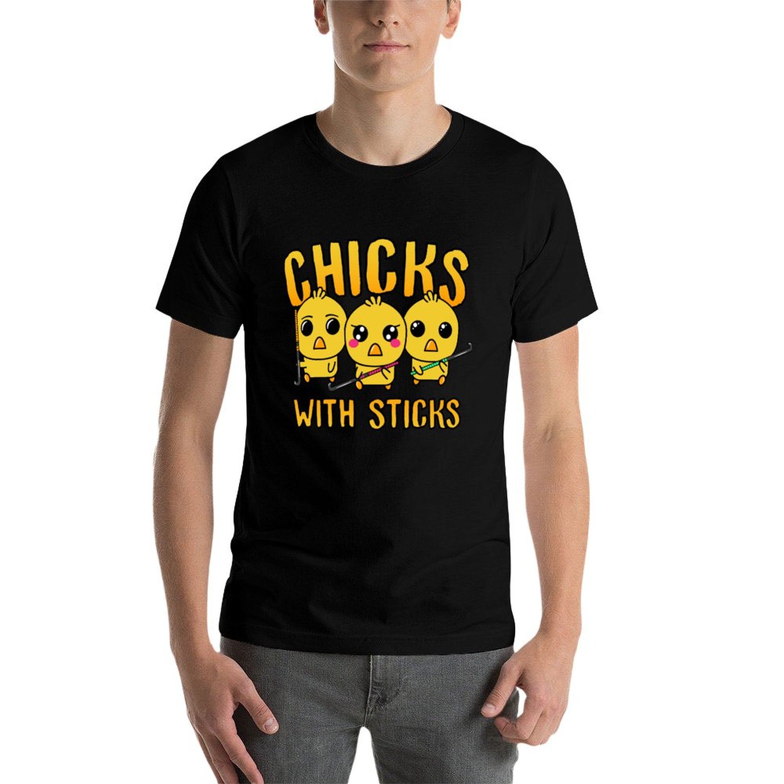Camiseta Feminina Casual de Ma - Field Hockey Stick avaliação e preço