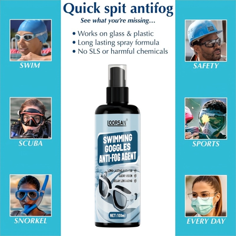 Spray Antiembaçante LOORSAN 10 - Swimming Goggles Anti Fog avaliação e preço