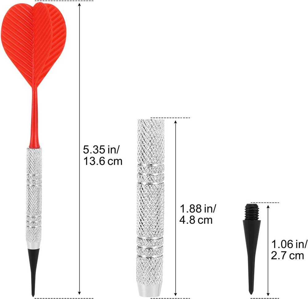 12pçs 14g dardos de plástico e - Spike Ball Game avaliação e preço
